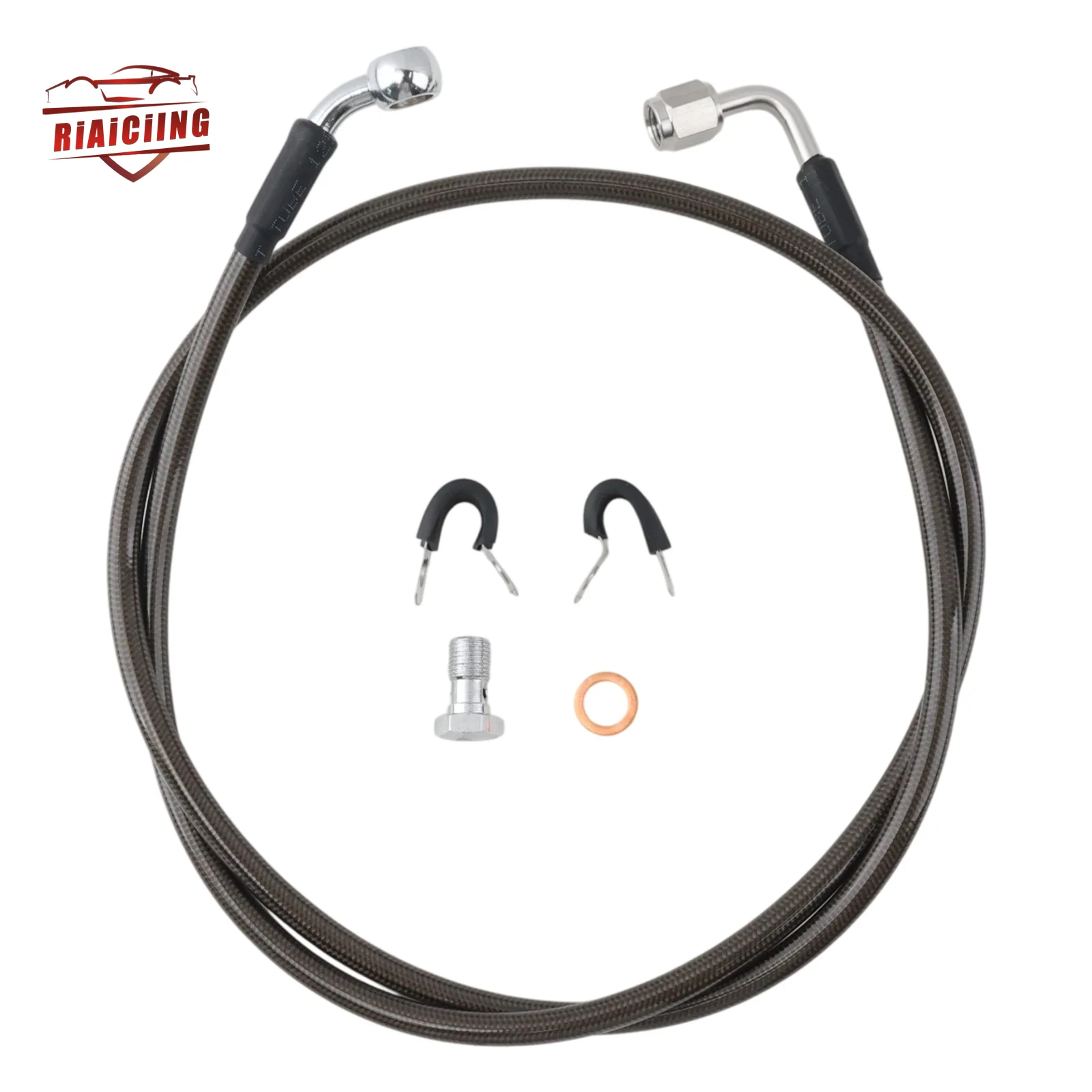 Braided Line - ชุดสายคลัตช์ไฮดรอลิกแบบถักสแตนเลส V2 K-Swap สำหรับ Honda Civic