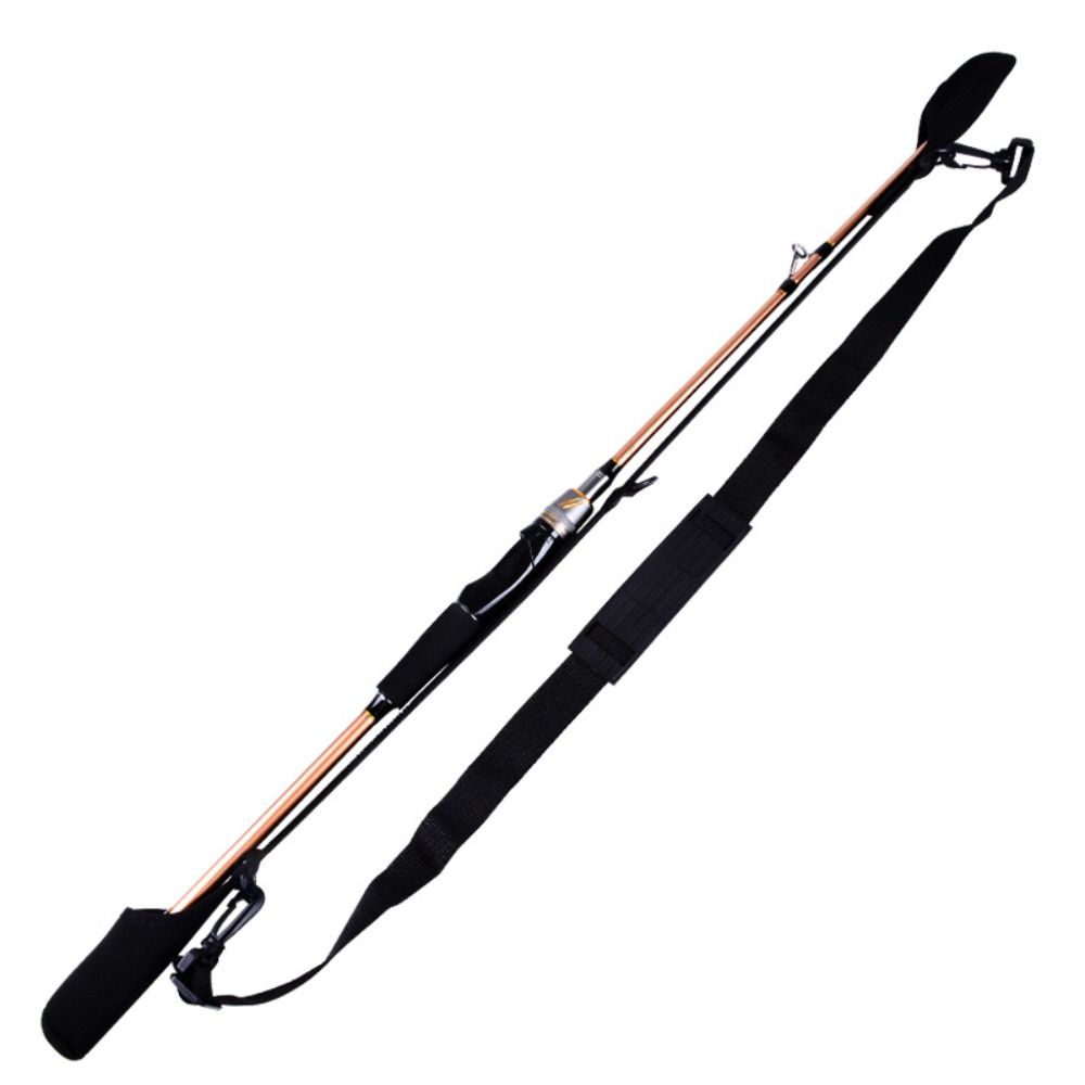 Fishing Line Dispenser - กระเป๋าเก็บคันเบ็ดแบบปรับได้ สายสะพายคันเบ็ดแบบพกพา สายคาดคันเบ็ด ตัวป้องกันสายคาดคันเบ็ด อุปกรณ์ตกปลา