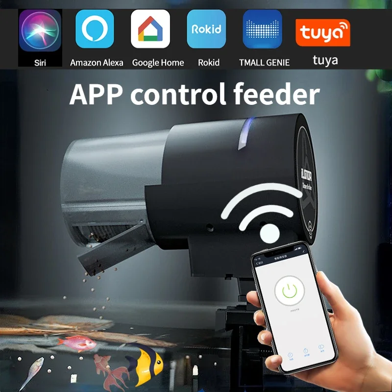 Fishing Line Dispenser - iLONDA เครื่องให้อาหารปลาอัตโนมัติอัจฉริยะ WiFi รุ่นที่ 2 ควบคุมระยะไกลผ่านแอป