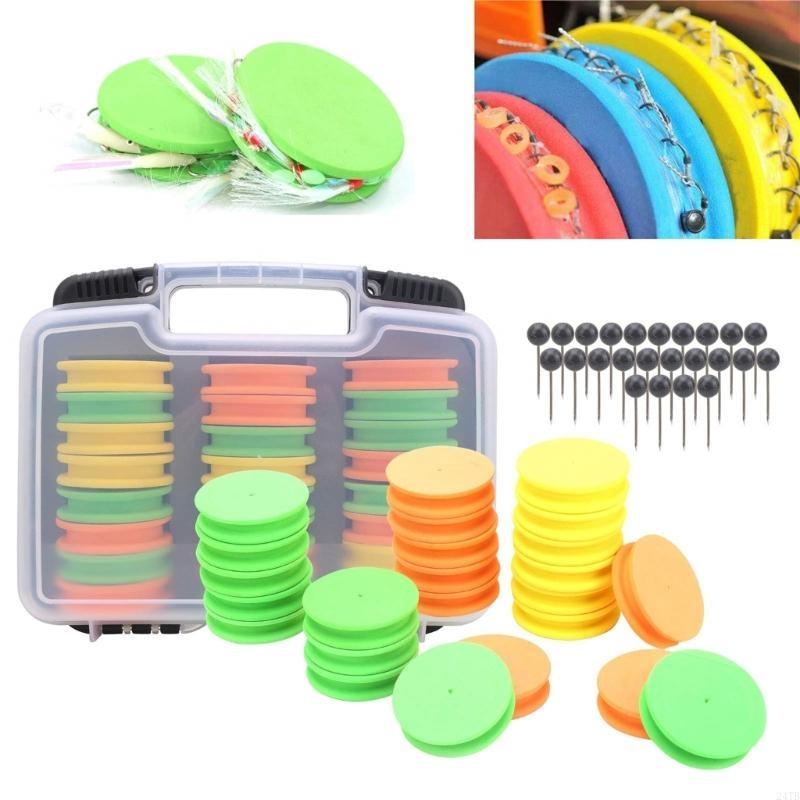 24 ชิ้น ประมง ที่ใส่สายการจัดเ - Fishing Line Dispenser บทวิจารณ์และราคา