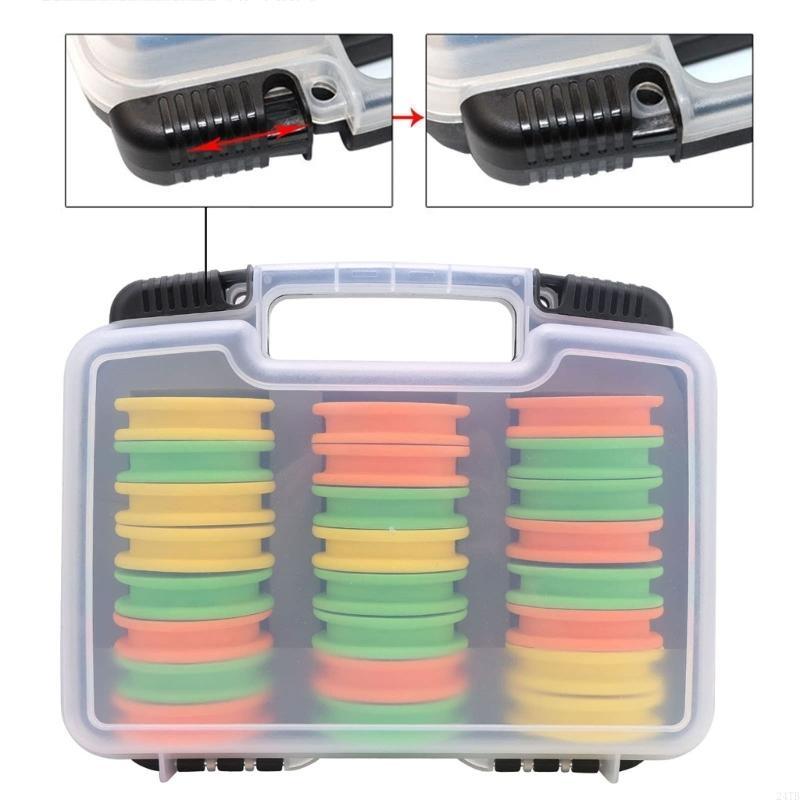 24 ชิ้น ประมง ที่ใส่สายการจัดเ - Fishing Line Dispenser บทวิจารณ์และราคา