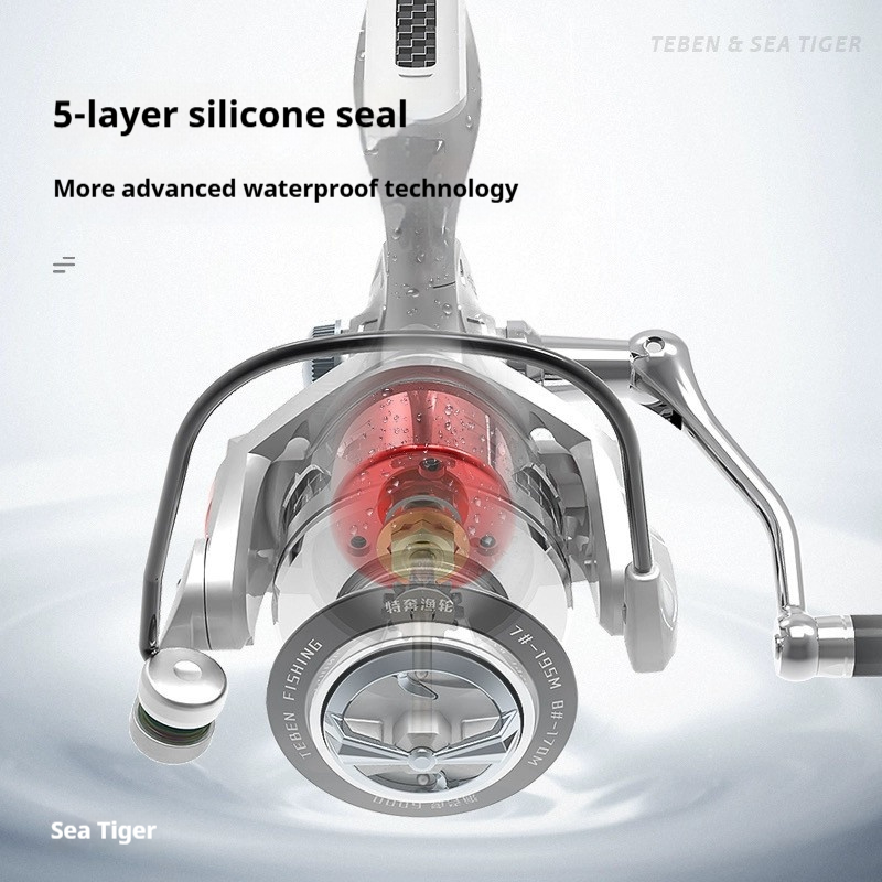 รอกสปินนิ่ง TEBEN Sea Tiger สำ - Kastking Reel Zephyr บทวิจารณ์และราคา