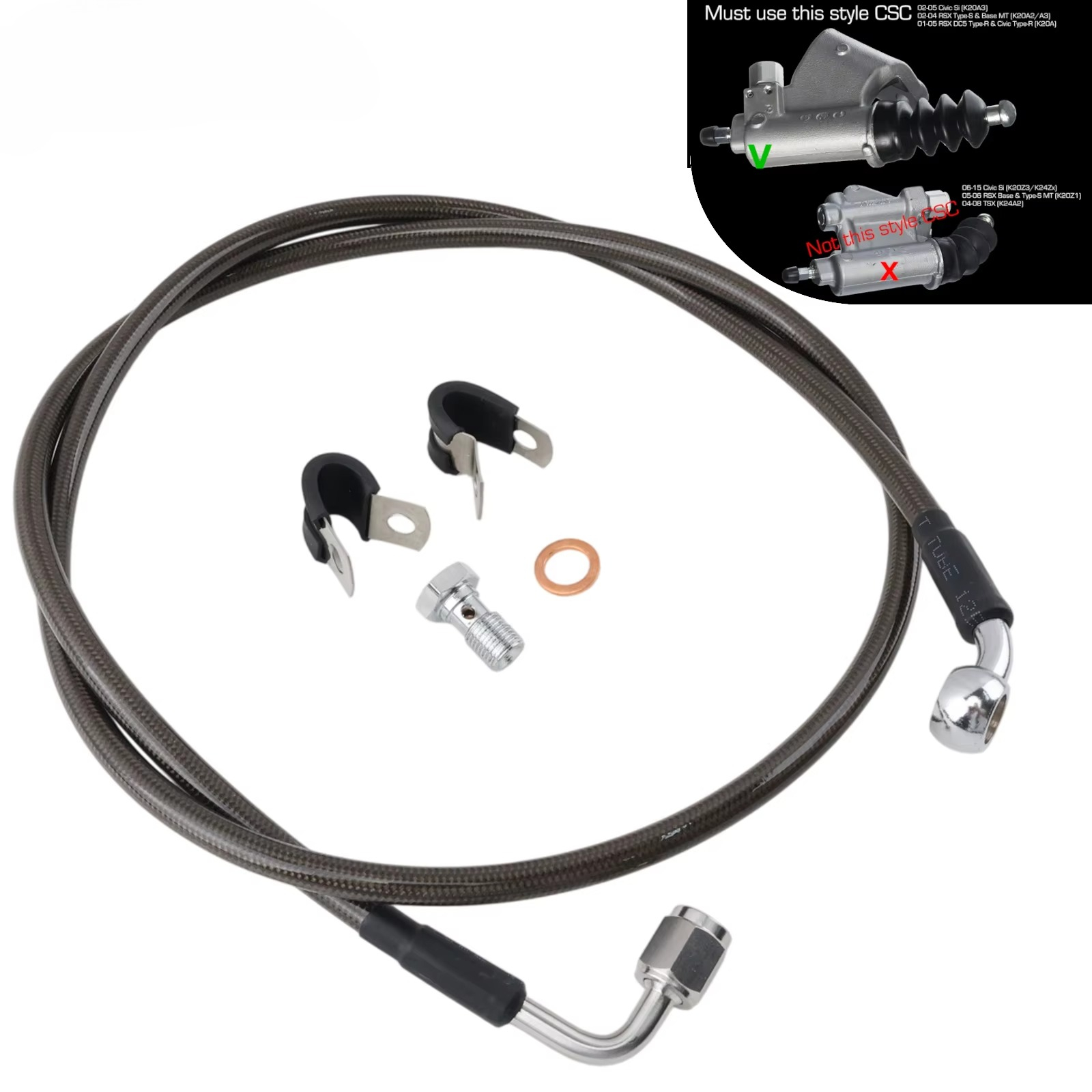 ชุดสายคลัตช์ไฮดรอลิกแบบถักสแตน - Braided Line บทวิจารณ์และราคา